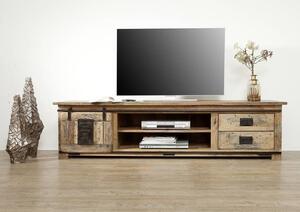 IRON III. TV asztal 200x50 cm, mangó