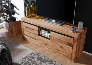 Massziv24 - VEVEY TV asztal 155x60 cm, természetes, tölgy
