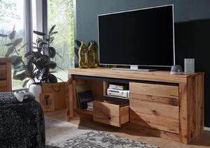 VEVEY TV asztal 155x60 cm, természetes, tölgy