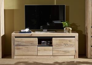 Massziv24 - VEVEY TV asztal 155x60 cm, világosbarna, tölgy