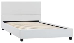 VidaXL fehér műbőr ágykeret 100 x 200 cm