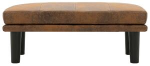 VidaXL kétszemélyes barna művelúr kanapé