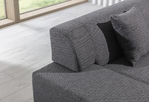 CHERRY ágyazható sarok ülőgarnitúra, 278x73x216 cm, berlin 01/soft 011 black, balos