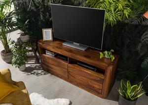 Massziv24 - MONTREAL TV asztal 130x58 cm, barna, paliszander