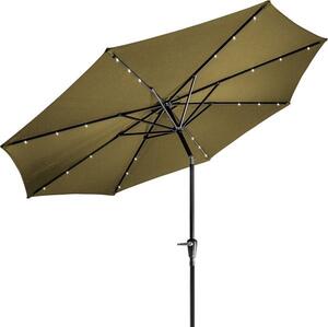 Stiltista Kerti napernyő 3 m összecsukható khaki fogantyúval