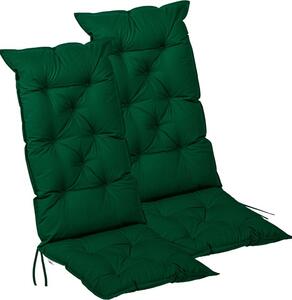 Stilista Ülőpárna készlet székre 2 db 125 x 50 cm zöld