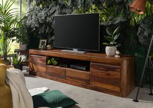 MONTREAL TV asztal 200x45 cm, barna, paliszander