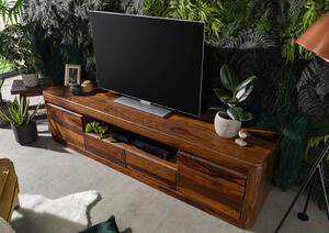 Massziv24 - MONTREAL TV asztal 200x45 cm, barna, paliszander