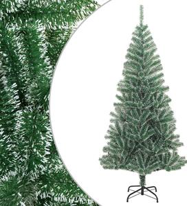 Zöld műkarácsonyfa hóval 210 cm