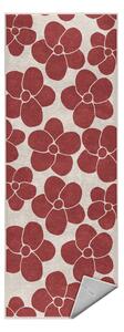 Piros mosható futószőnyeg 60x230 cm Red Meadow – Mila Home