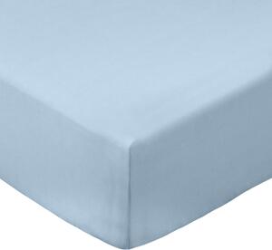 Kék gumis pamut-perkál lepedő 90x190 cm Cotton Percale – Bianca