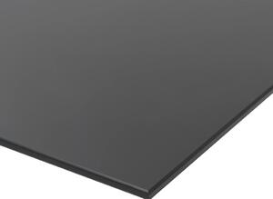 VidaXL fekete, falra szerelhető mágneses üvegtábla 60 x 40 cm
