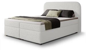GAVIN ágyneműtartós boxspring ágy 160x200 - fehér