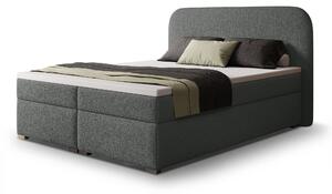 GAVIN ágyneműtartós boxspring ágy 160x200 - szürke