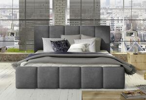 HEDVIKA kárpitozott ágy, 140x200 cm, berlin 03