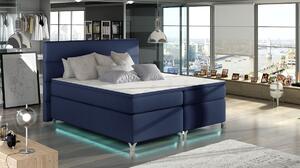AMADEO kárpitozott ágy, LED nélkül, 140x200 cm, soft 09