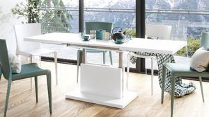 ASTON fehér, összecsukható és kihajtható asztal