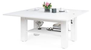 BRAVO, fehér, összecsukható és kihajtható asztal