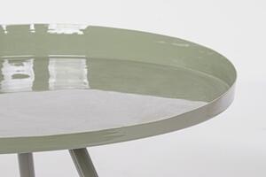 ANCHITA zöld acél dohányzóasztal