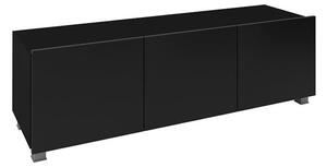 BRINICA 150 TV asztal, fekete/magasfényű fekete