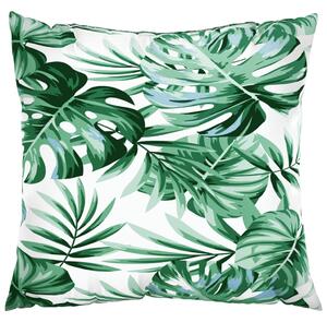 VidaXL 4 db levélmintás szövet kanapépárna 60 x 60 cm