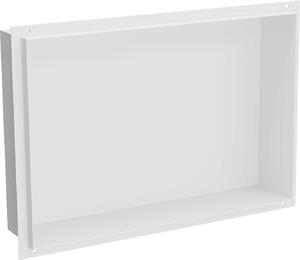 Mexen X-Wall-NR, falra szerelhető polc gallér nélkül 45 x 30 cm, fehér, 1921453010
