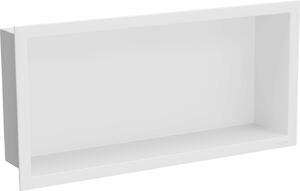 Mexen X-Wall-R, falra szerelhető polc gallérral 45 x 20 cm, fehér, 1920452010