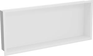 Mexen X-Wall-R, falra szerelhető polc gallérral 75 x 30 cm, fehér, 1920753010