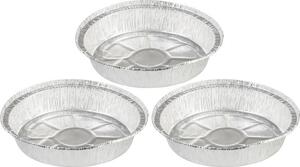 Tálca MagicHome, 22,4x4,6 cm, grillező, 3 db, alumínium, kerek