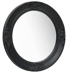 VidaXL fekete barokk stílusú fali tükör 50 cm