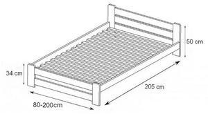 HERA 2 ágy 120 x 200 cm+ matrac + ágyrács AJÁNDÉK