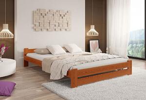 P/ HERA ágy matraccal és ágyráccsal AJÁNDÉK, 140x200 cm, natúr-lakk