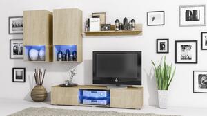 MEBLINE Living Room Set DECO Sonoma / Sonoma