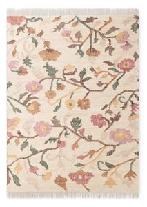 Krémszínű kézi szövésű juta szőnyeg 160x230 cm Roya Violette – Elle Decoration
