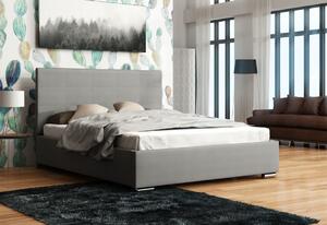FOX 5 kárpitozott ágy + ágyrács + matrac, sofie 23, 140x200 cm