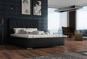 SIENA kárpitozott ágy+ágyrács+matrac, Siena01 gombbal/Dolaro08, 160x200