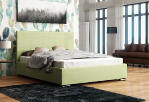 FOX 4 kárpitozott ágy + ágyrács, sofie 21, 180x200 cm