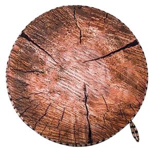 Székpárna fa mintázattal barna, 40 cm