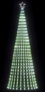 Hideg fehér LED karácsonyfa 475 LED 247 cm