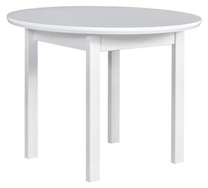 MEBLINE Kerek asztal POLI 1 100x100/130cm természetes furnér