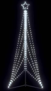 Hideg fehér LED karácsonyfa 525 LED 302 cm