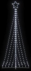 Hideg fehér LED karácsonyfa 447 LED 250 cm