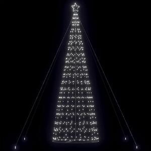 Hideg fehér LED karácsonyfa 1534 LED 500 cm