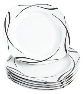 Mäser Oslo 6 részes lapos tányér készlet, 25 cm