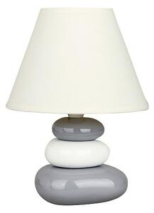 Salem asztali lámpa, fehér-szürke