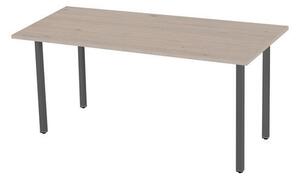 Íróasztal Standard, 120 x 80 x 75 cm, egyenes kivitel, tölgy