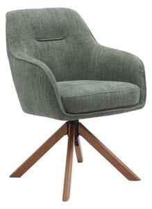 Zöld kárpitozott étkezőfotel szett 2 db-os Avola – Unique Furniture