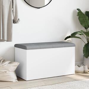 VidaXL fehér szerelt fa tárolópad 82 x 42 x 45 cm