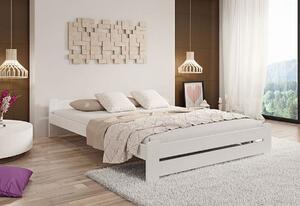 P/ EURO tömörfa ágy + ajándék ágyrács, 120x200 cm, dió-lakk