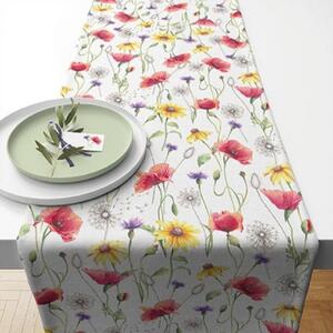 Poppy Meadow asztali futó - 40x150cm
